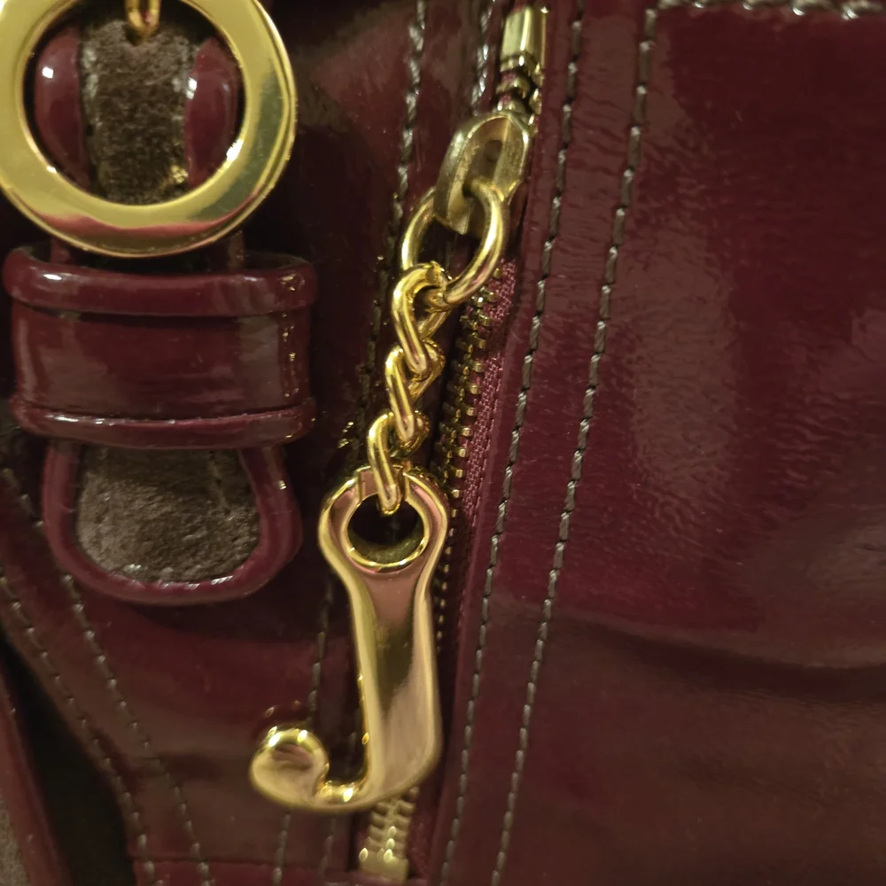Vintage Y2K Juicy Leather Doggy Couture Drink Me Wine Pet Carrier